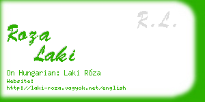 roza laki business card